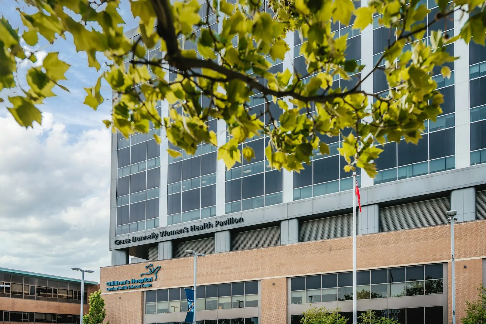 Modern institutional building exterior